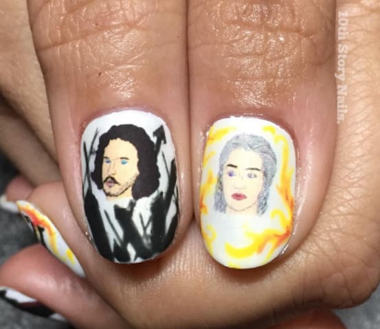 Game of Thrones Nail Art