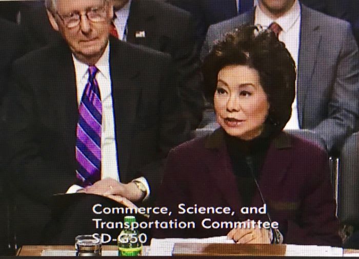 Chao Pitches Private Infrastructure Investment in Confirmation Hearing