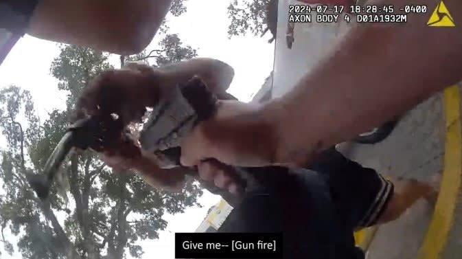Video Released of Florida Officer Shooting Armed Man at Gas Station