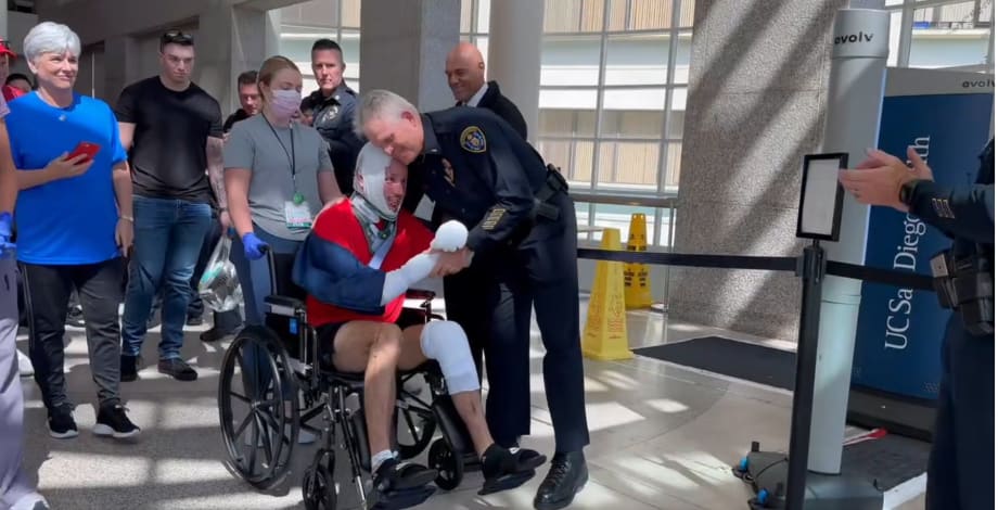 San Diego Officer Critically Injured in Wreck Last Week Released from Hospital
