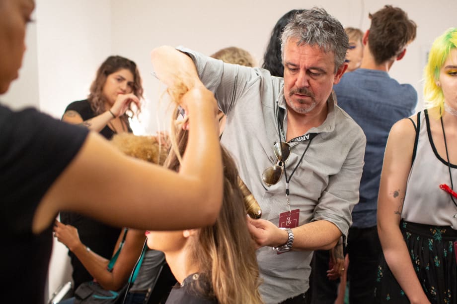 NYFW: Sleek, Wet Looks, Blonde Bobs and Natural Texture from ARROJO for Discount Universe