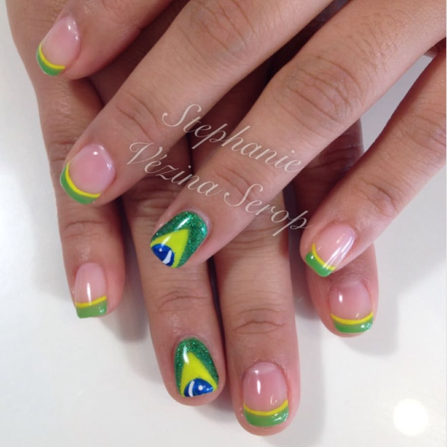 World Cup 2014 Nail Art
