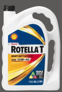 New Bottle for Shell ROTELLA T with Triple Protection