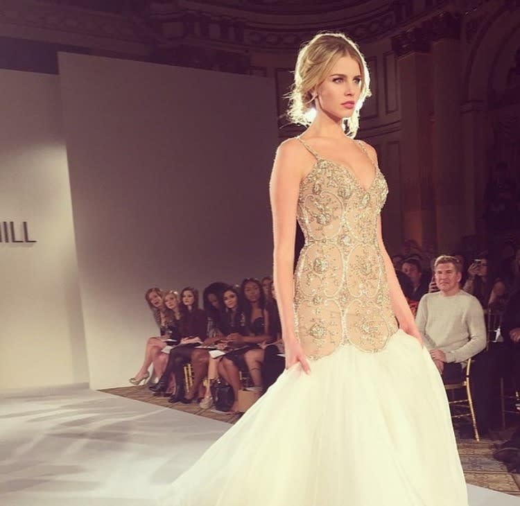 NYFW: Beauty at Sherri Hill Fall/Winter 2015