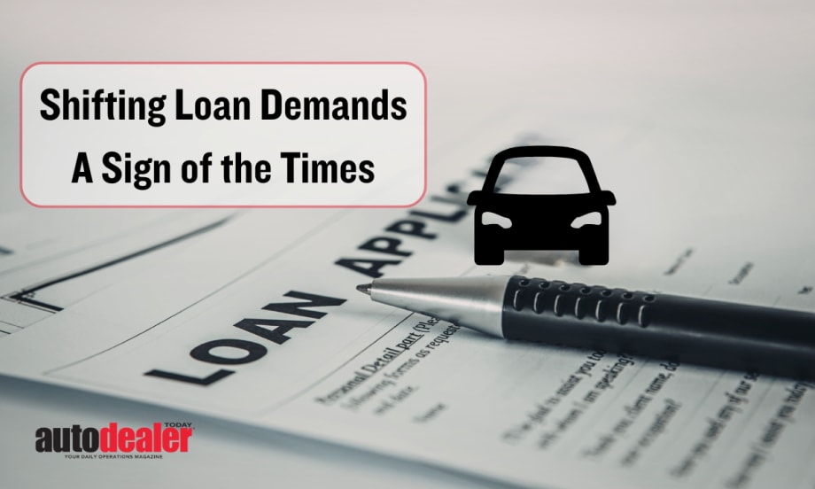 Shifting Loan Demands A Sign of the Times, Loan Application paperwork with a pen and a car outline, Auto Dealer Today