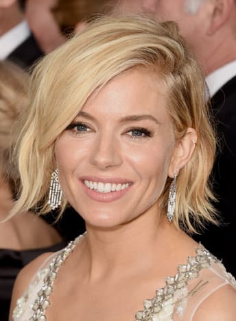 2015 Golden Globes How-To: Sienna Miller's Textured Bob
