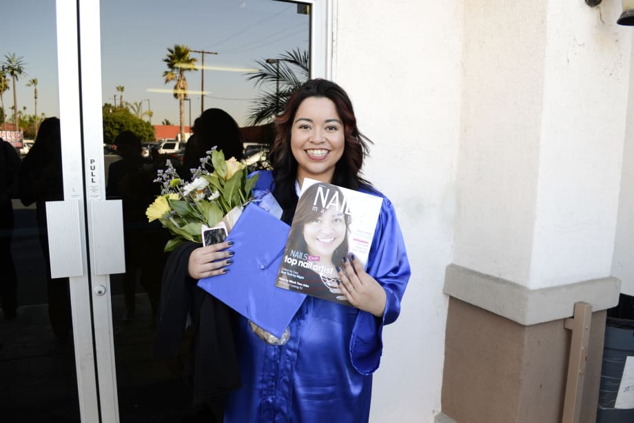 NAILS Associate Editor Graduates Nail School