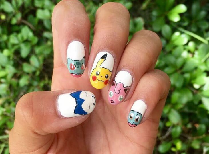 Pokemon Nail Art