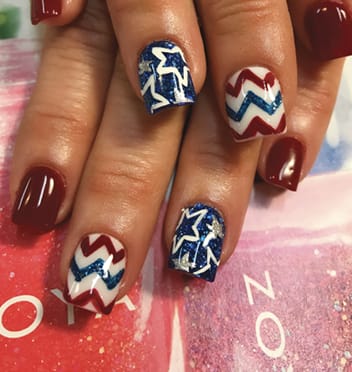 Star Spangled Nail Art