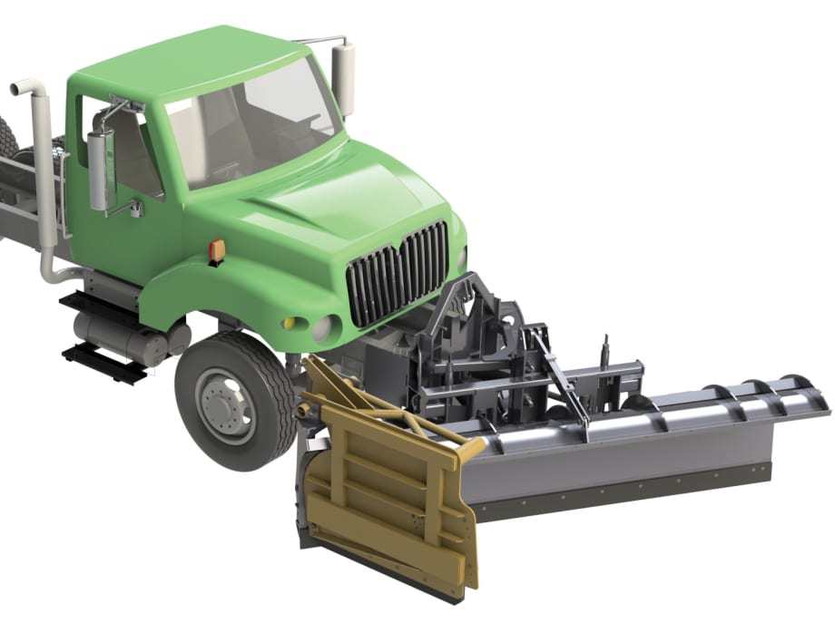 Snow-Gate Plow Offers Fine Control