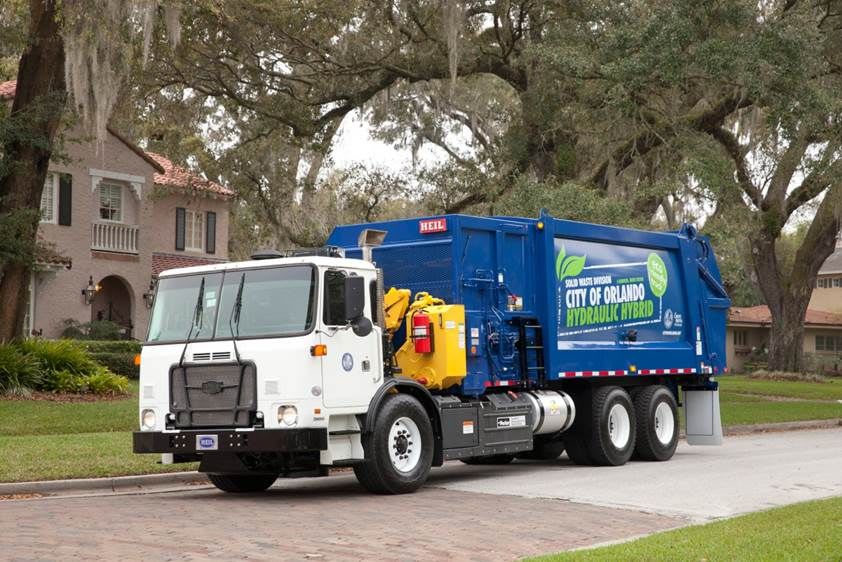 City of Orlando Gains Nine Hybrid Refuse Trucks