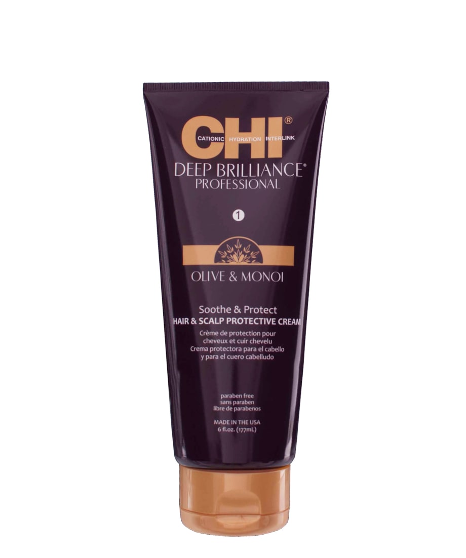 The CHI Deep Brilliance Olive & Monoi Conditioning Relaxer System