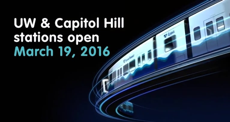 Sound Transit light rail extension opening in March, $150M under budget