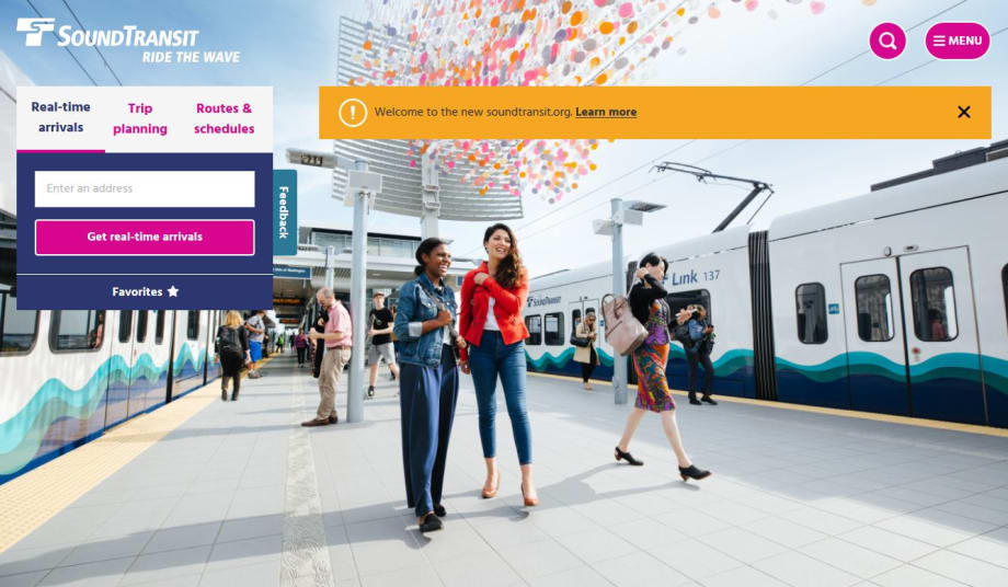 Sound Transit website revamped with the customer focus