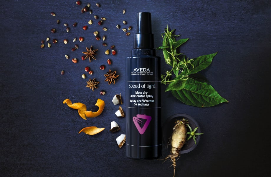 Aveda Launches Speed of Light Blow Dry Accelerator Spray