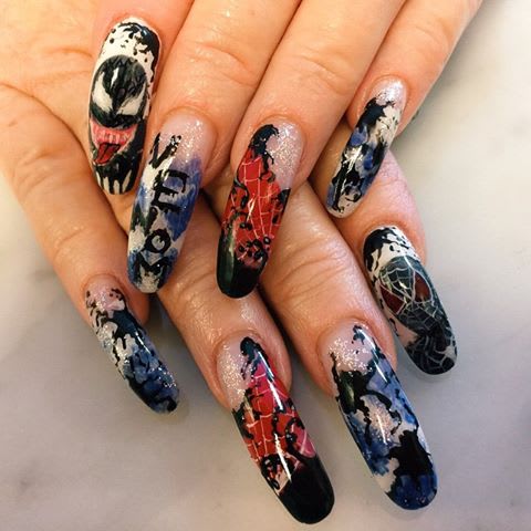 Comic-Con Nails: Comic Book Nail Art for Heroes and Villains
