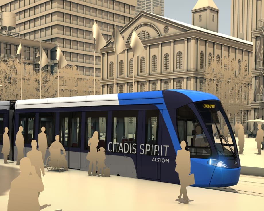 Alstom unveils Citadis Spirit light rail vehicle