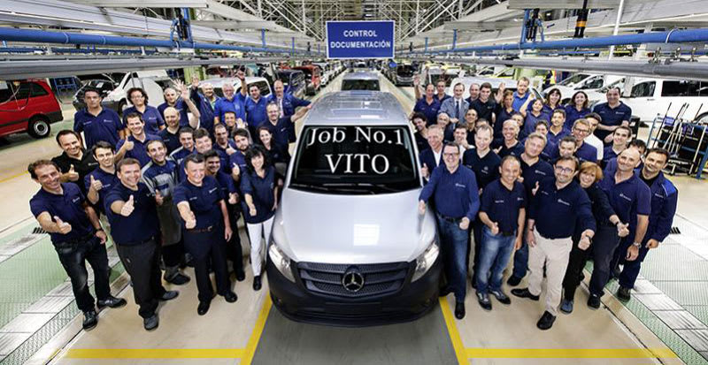 First Mercedes-Benz Vito Built in Spain
