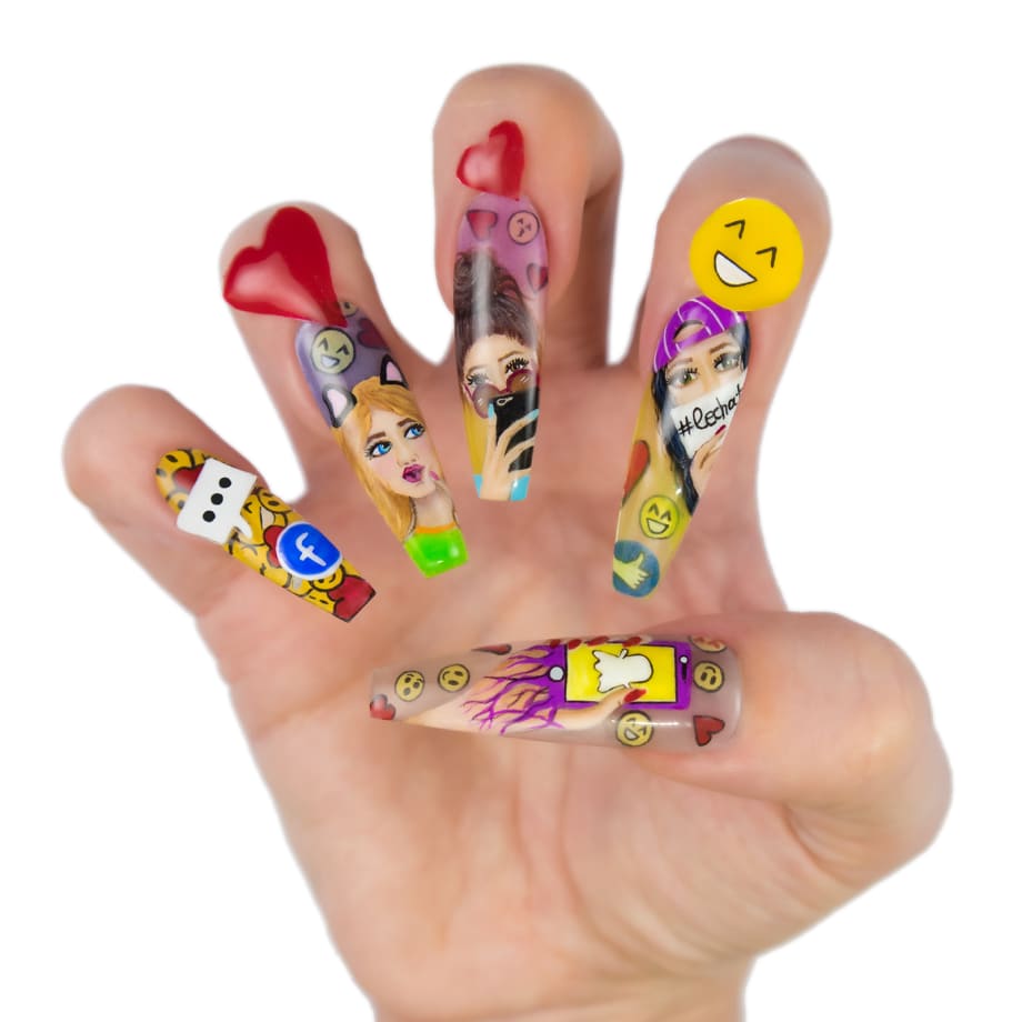 NTNA S. 6 Challenge 3: Social Portrait Nail Art (Stella)