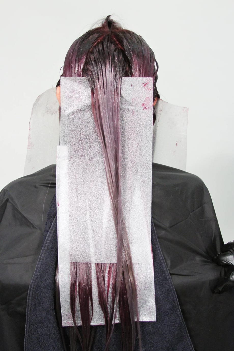 HOW-TO: Smokey Lavender Hair Color with Face-Framing Silver Accent & Root Shadow