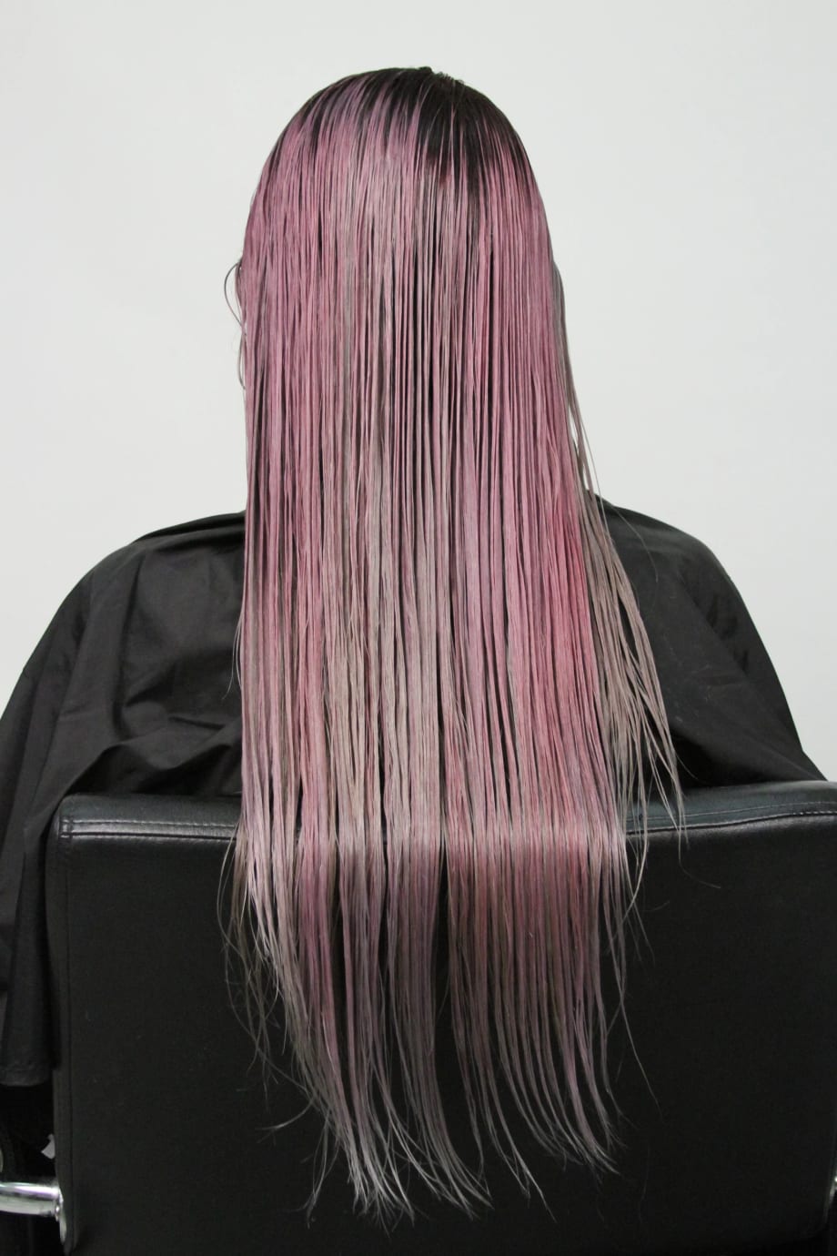 HOW-TO: Smokey Lavender Hair Color with Face-Framing Silver Accent & Root Shadow
