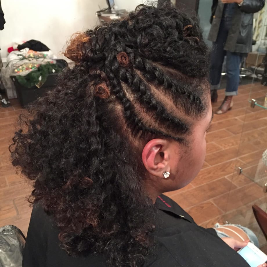 Twisted Mohawk Pompadour by Mizani