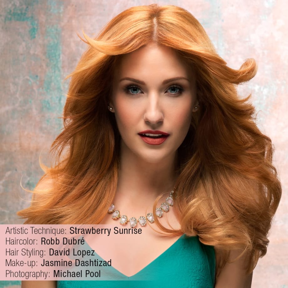 HOW-TO: Strawberry Sunrise Redhead Hair Color by Kenra Color