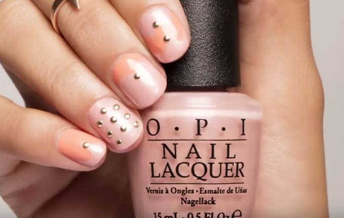 Studded Nail Art (OPI GelColor Tutorial)