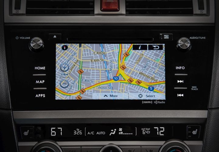 Subaru Adds Traffic Data to Navigation System