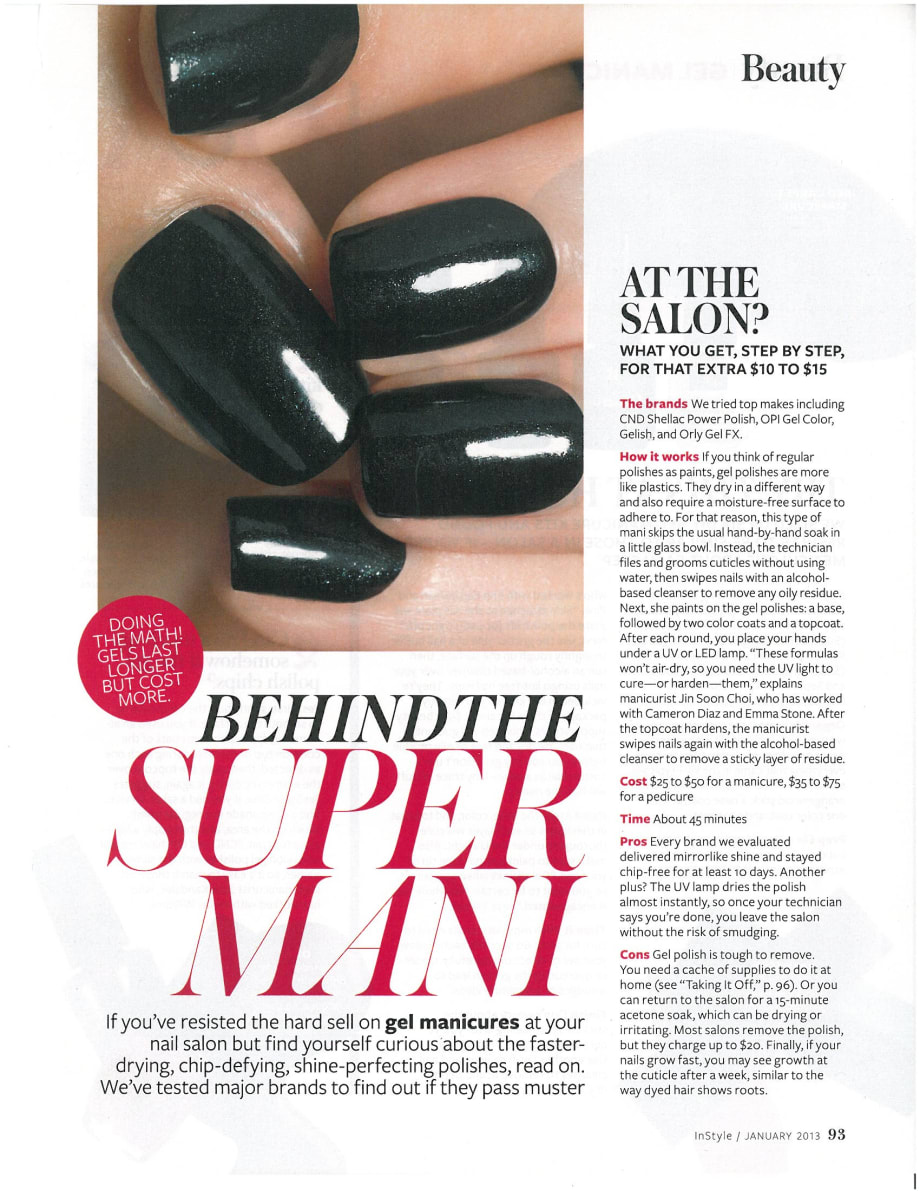 <i>InStyle</i>'s Review of Gel Manis/Pedis