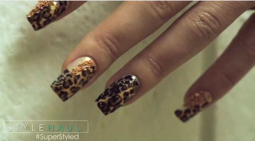 SuperStyled: Charlize Theron-inspired Animal Print Nail Art How-To