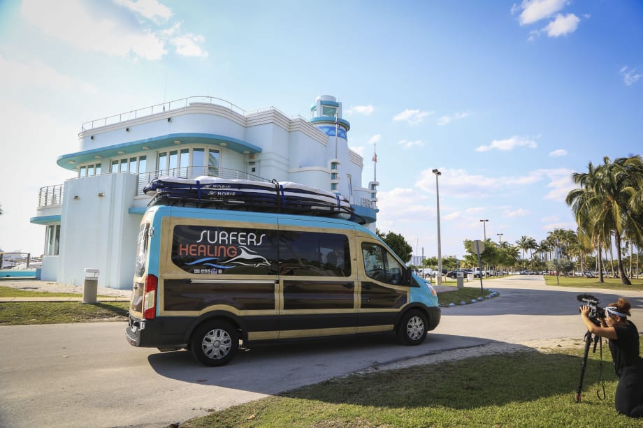 Nonprofit’s ‘Woodie’ Van Transports Volunteers, Equipment to Surf Camps