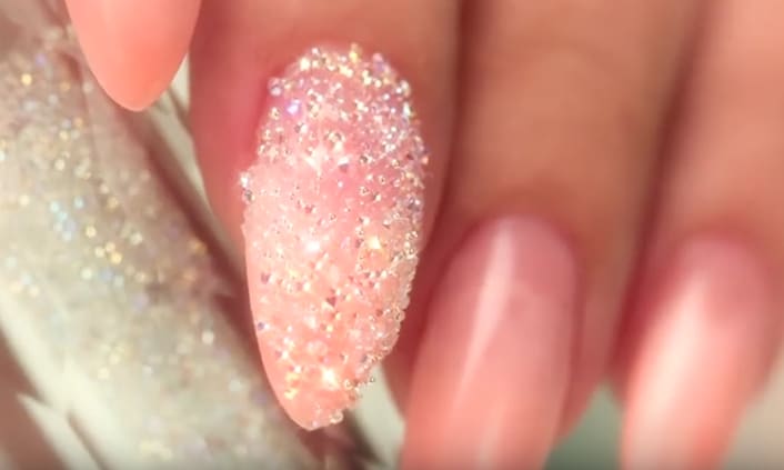 Five-Minute Pixie Dust Gem Manicure with Suzie