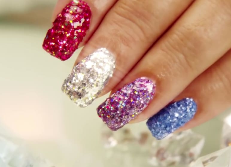 Fun Nail Glitter Nail Art