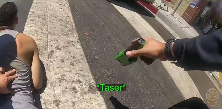 Video: Man Opens Fire on LAPD Officers Driving in Broad Daylight