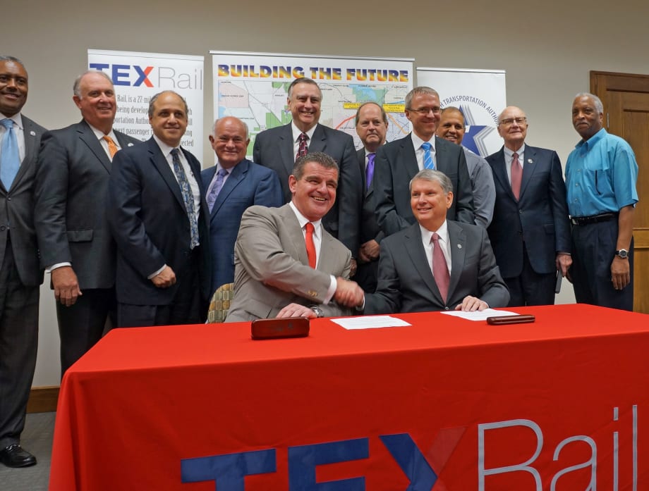 The T, Stadler sign contract for TEX Rail vehicles