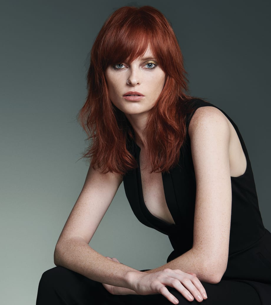 HOW-TO: Soft, Delicate & Luminous Dark Red Hair Color