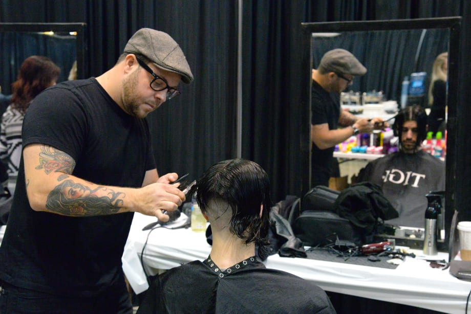 Backstage with Bed Head by TIGI at ABS 2016
