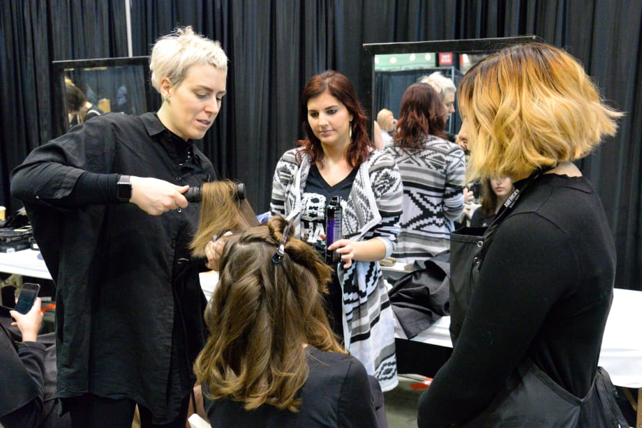 Backstage with Bed Head by TIGI at ABS 2016
