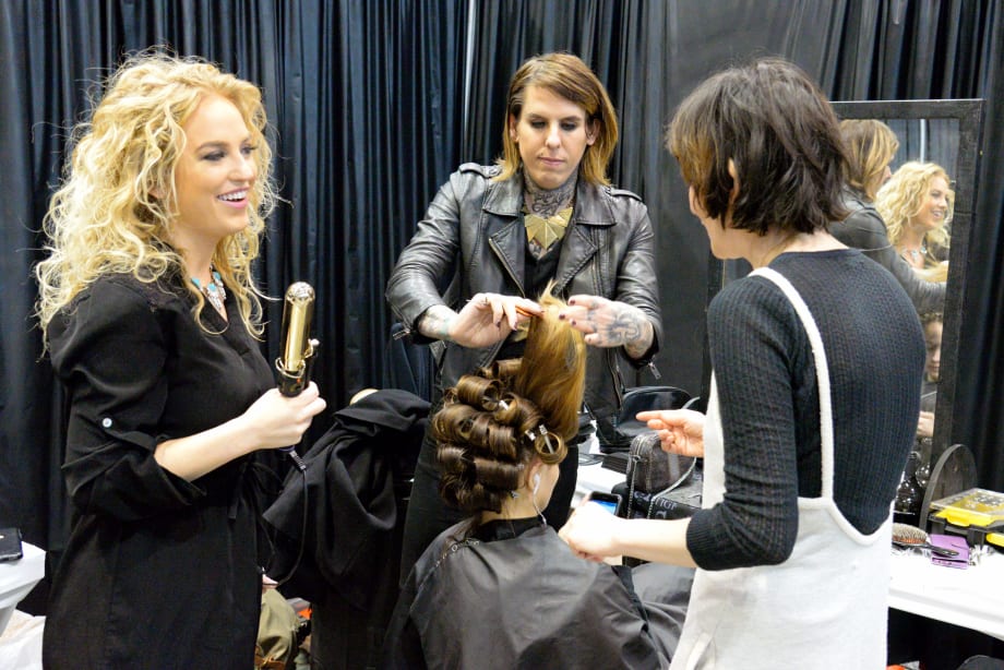 Backstage with Bed Head by TIGI at ABS 2016