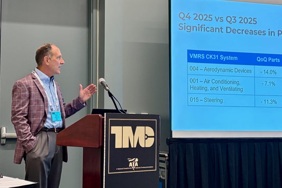 Man standing at TMC podium