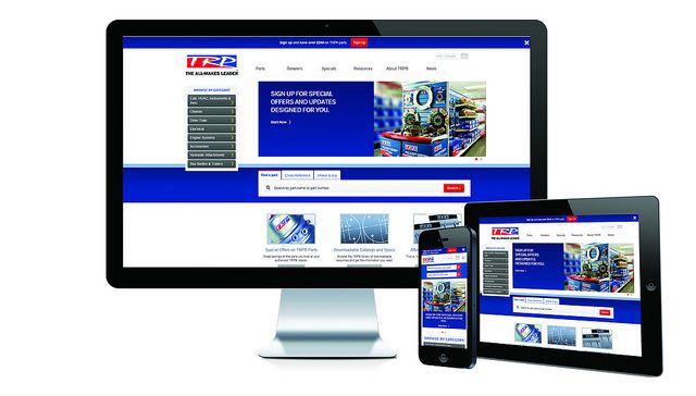 TRP Parts Catalog Offers VMRS Navigation