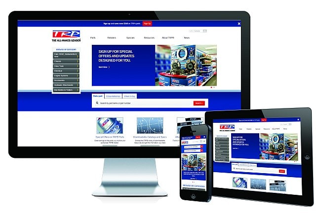 New TRP Online Parts Catalog Features Maintenance Reporting Codes