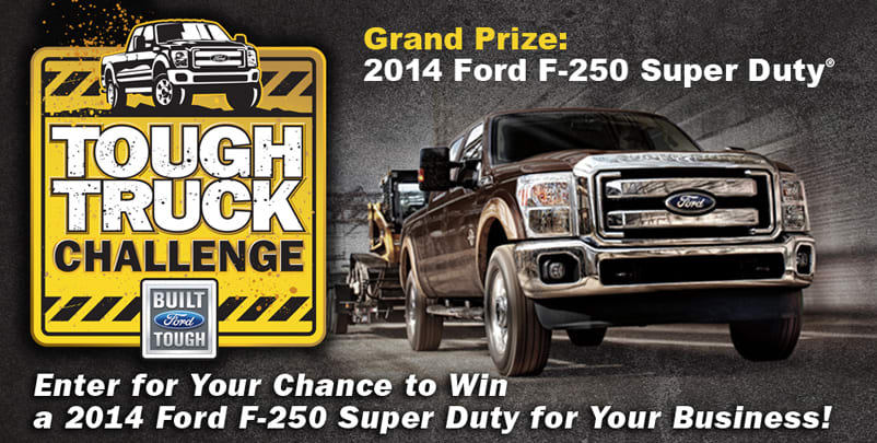 Enter for Your Chance to Win a New Ford Truck for Your Business