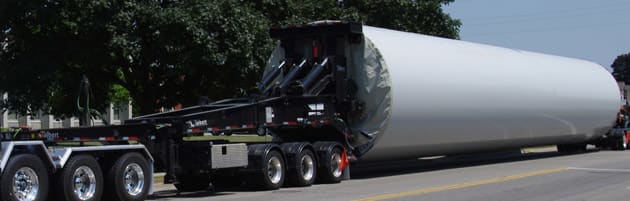 Talbert's New Trailer For Wind Energy, Construction Transport