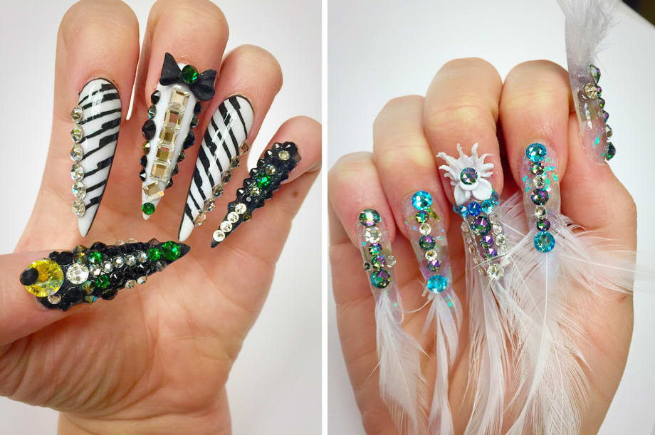 Liberace Nails for NTNA S.3, Challenge #1 (Tan)