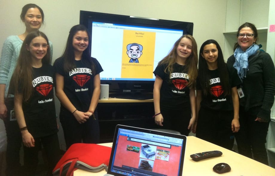 Minnesota students design school bus safety computer game