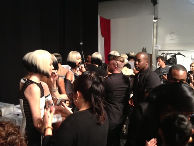 FASHION WEEK: Beauty at Carmen Marc Valvo SS2014