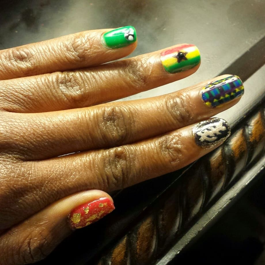 World Cup 2014 Nail Art