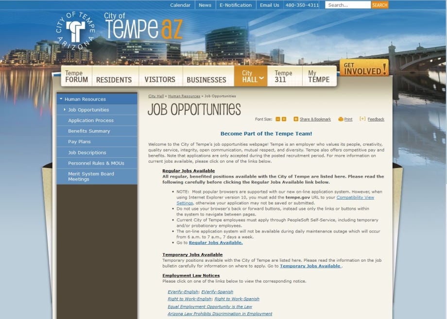 Ariz. City Hiring Fleet Analyst